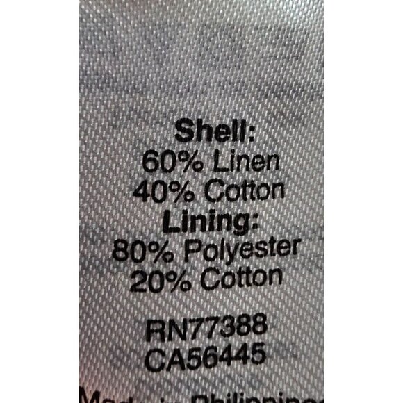 J. Crew Womens S One Shoulder Linen Blend‎ Leaf Print Sheath Dress - Picture 13 of 14